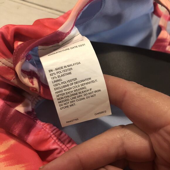 NEW Nike One Piece Swimsuit Women's Small Racerback Bikini Bottom Pool Swim - Picture 4 of 4